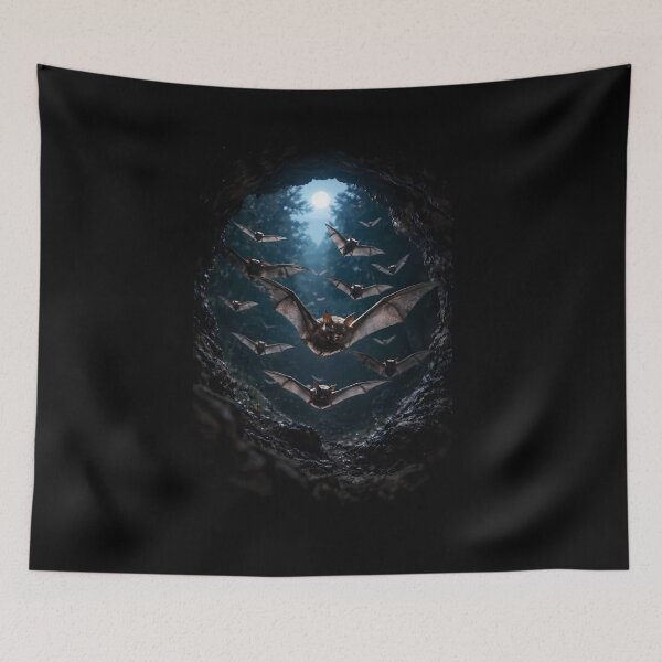Item preview, Swarm of Bats Leaving Cave designed and sold by MarkColeImaging.