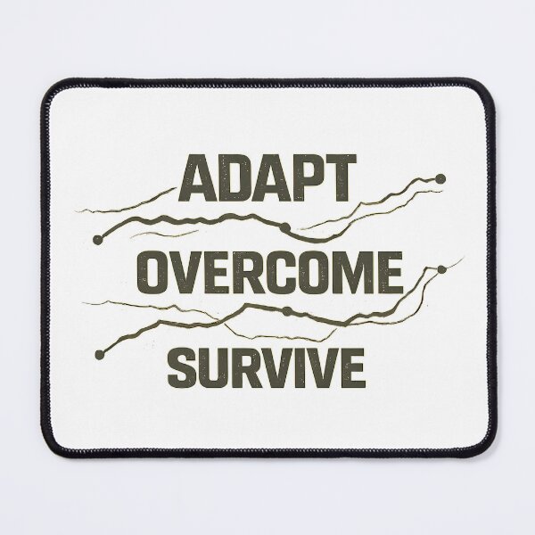 Item preview, ADAPT OVERCOME SURVIVE designed and sold by Tactical Override.