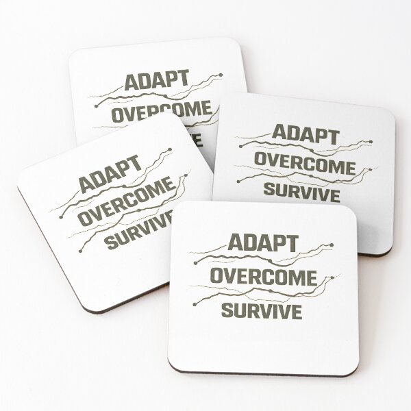 Item preview, ADAPT OVERCOME SURVIVE designed and sold by Tactical Override.