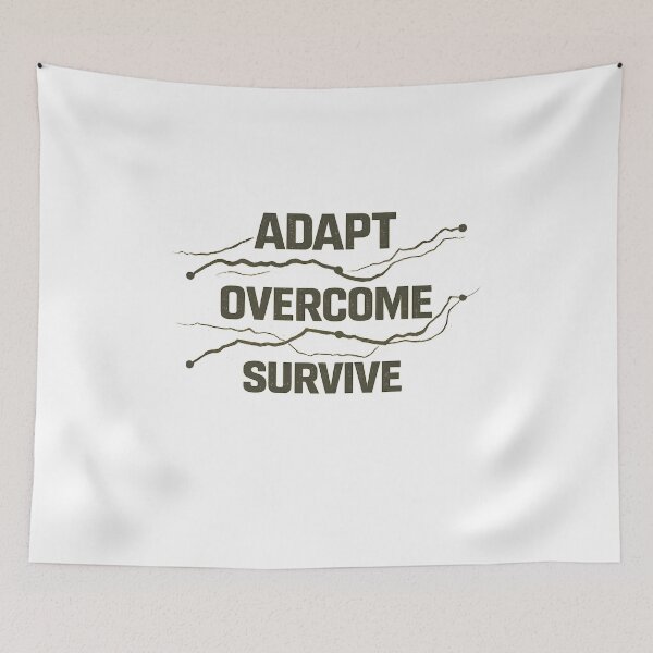 Item preview, ADAPT OVERCOME SURVIVE designed and sold by Tactical Override.