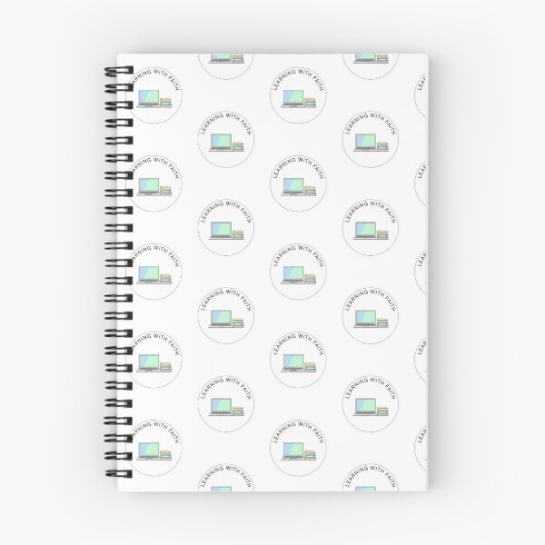 Item preview, Learning With Faith – Tech Student Christian Sticker designed and sold by Illustrated Faith.