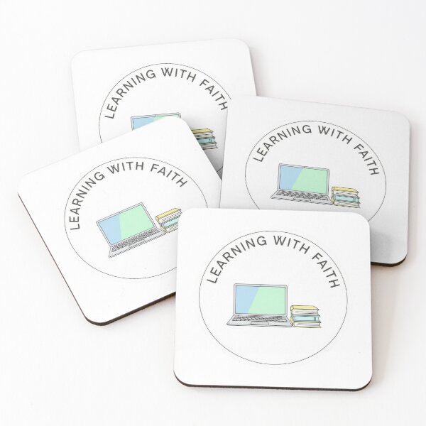 Item preview, Learning With Faith – Tech Student Christian Sticker designed and sold by Illustrated Faith.