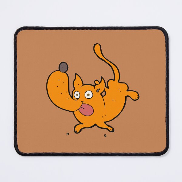 Item preview, Chaotic Orange Dog – Funny Cartoon Dog Illustration designed and sold by hallwell.