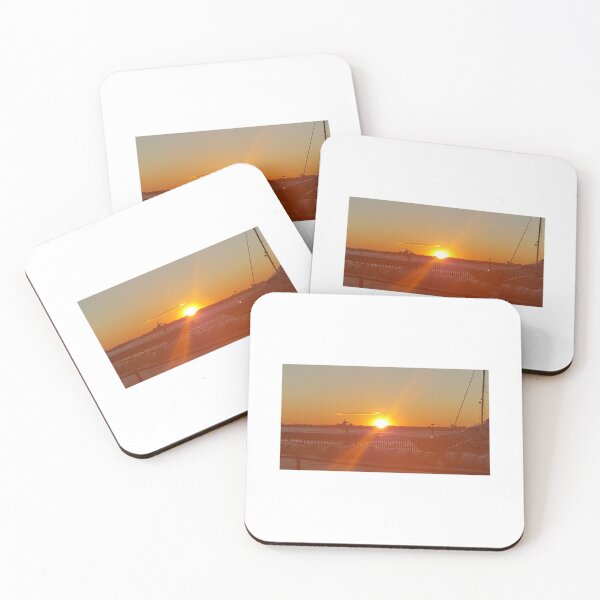 Item preview, Hudson River Sunset Photography Card Prints Stickers Yellow Orange NYC Photo Wall Art Design Redbubble Shop designed and sold by Saritas Boutique Shop.