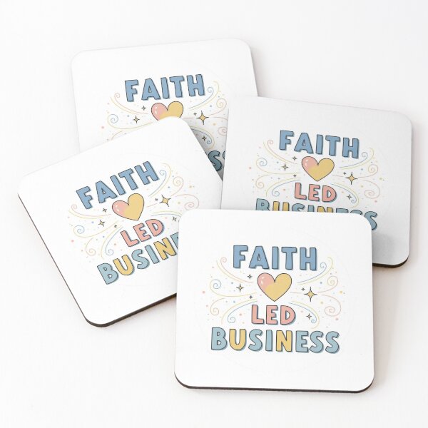 Item preview, Faith Led Business – Christian Entrepreneur Sticker designed and sold by Illustrated Faith.