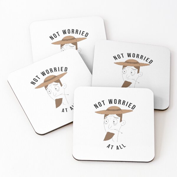 Item preview, Not worried at all man - ironic designed and sold by PenandFox.