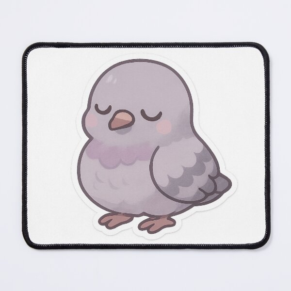 Item preview, Cozy Sleepy Pigeon Sticker designed and sold by StickMint.