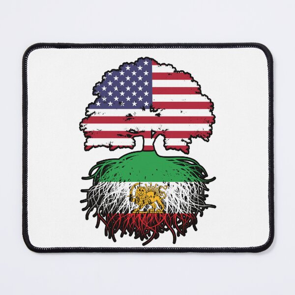 Item preview, American Grown, Iranian Roots – Lion and Sun Heritage Design designed and sold by FlagX.