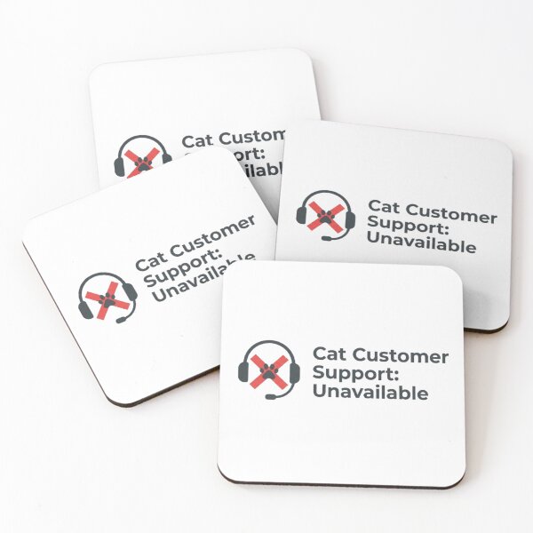Item preview, Cat Customer Support Unavailable – Funny Cat Shirt designed and sold by Mafmoh.