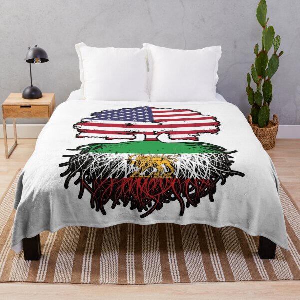 Item preview, American Grown, Iranian Roots – Lion and Sun Heritage Design designed and sold by FlagX.