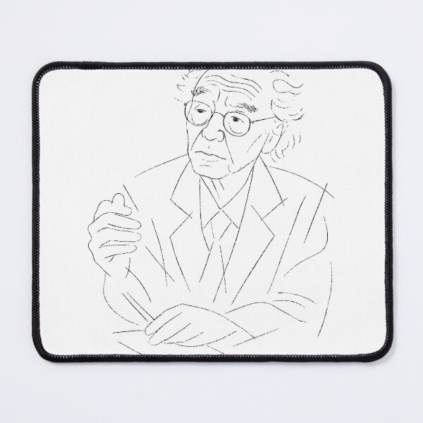 Item preview, Sketch of José Saramago thinking designed and sold by Londonation.