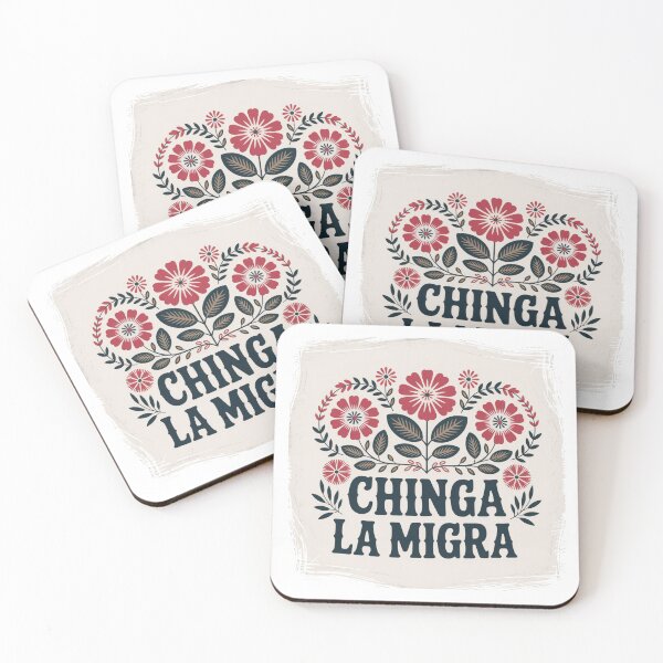 Item preview, Chinga la Migra Flowers designed and sold by ketkacreations.