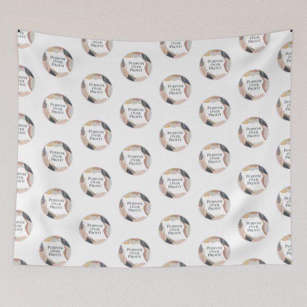 Item preview, Purpose Over Profit – Faith Driven Female Entrepreneur Sticker designed and sold by Illustrated Faith.