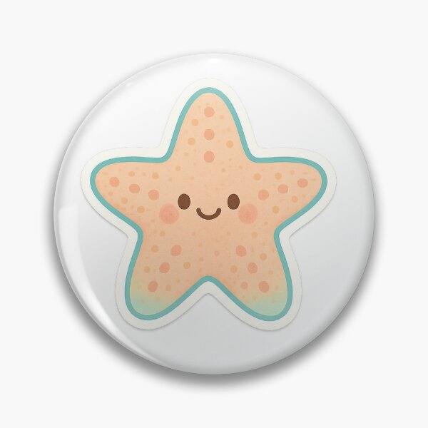 Artikelvorschau, Cute Playful Starfish Sticker entworfen und verkauft von StickMint.