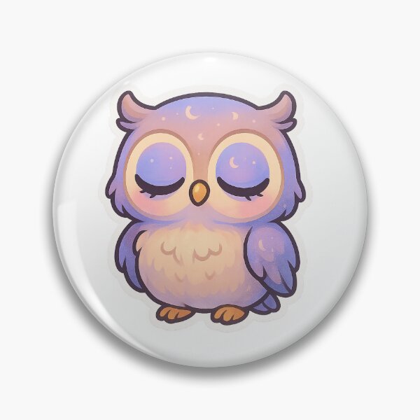 Item preview, Cozy Sleepy Owl Sticker designed and sold by StickMint.