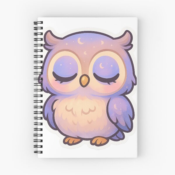 Item preview, Cozy Sleepy Owl Sticker designed and sold by StickMint.