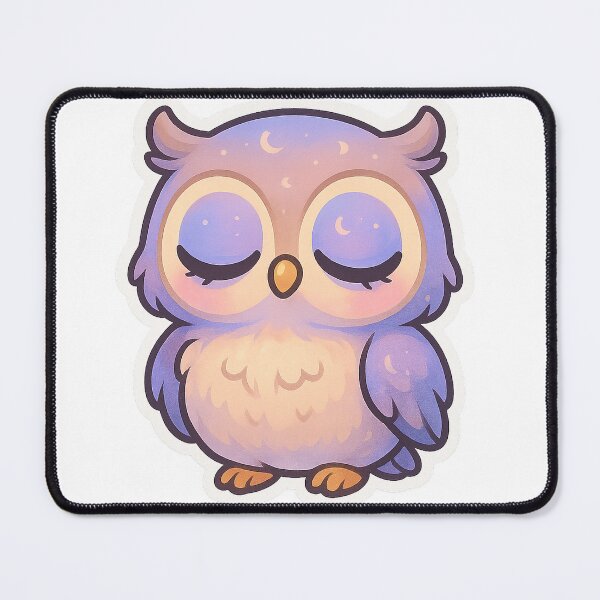 Item preview, Cozy Sleepy Owl Sticker designed and sold by StickMint.