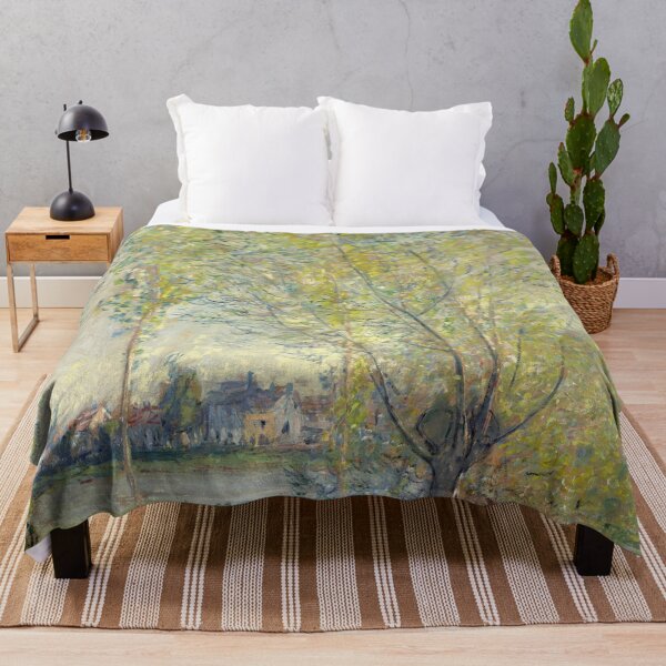 Item preview, The Willows by Claude Monet: Tranquil Impressionist Riverside Landscape Poster designed and sold by artofuniverse.