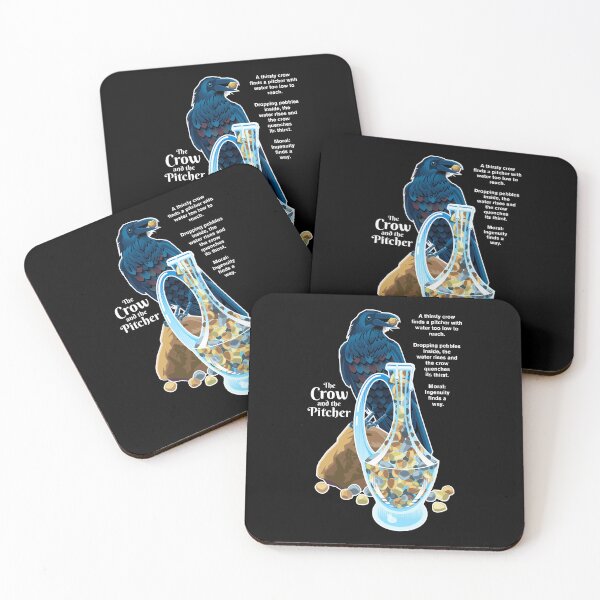 Item preview, The Crow And The Pitcher - Aesop's Fable designed and sold by Vector-Artist.