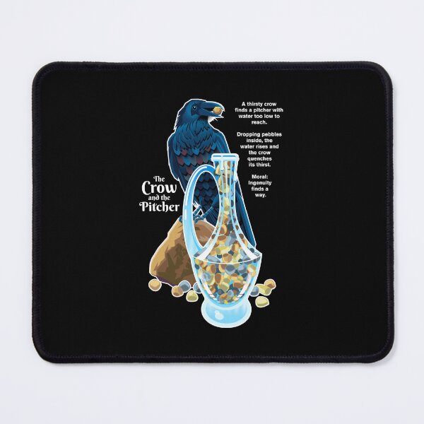 Item preview, The Crow And The Pitcher - Aesop's Fable designed and sold by Vector-Artist.