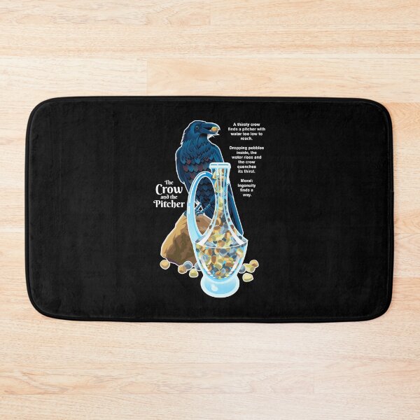 Item preview, The Crow And The Pitcher - Aesop's Fable designed and sold by Vector-Artist.