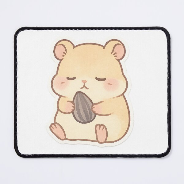 Item preview, Cozy Sleepy Hamster Sticker designed and sold by StickMint.