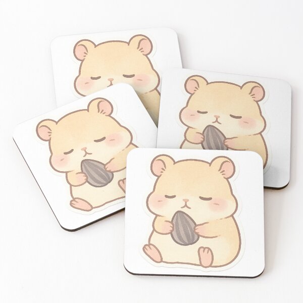 Item preview, Cozy Sleepy Hamster Sticker designed and sold by StickMint.
