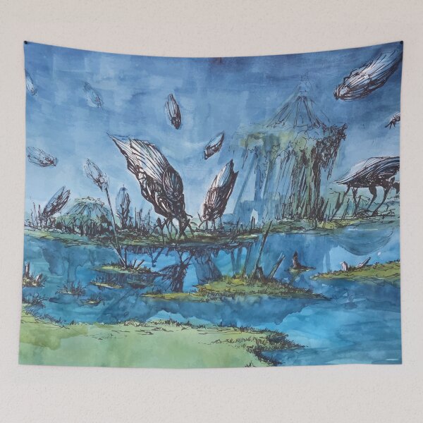 Item preview, Bio-Mechanical Scavengers: The Blue Marsh  designed and sold by SKETCHYANDGRAPHIC.