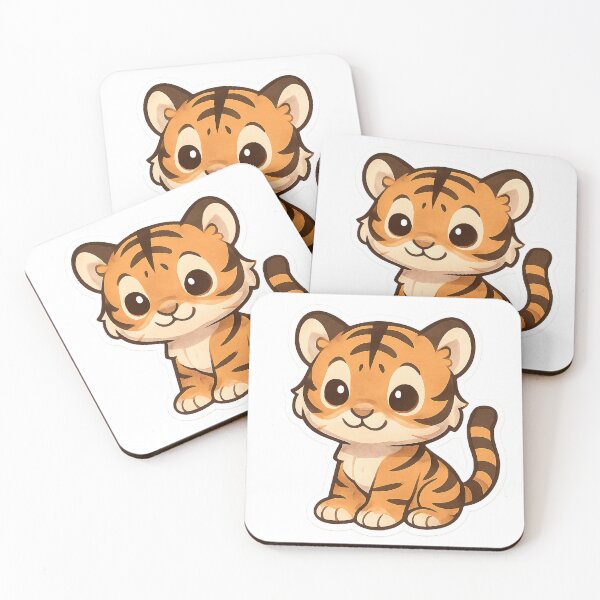 Item preview, Cute Playful Tiger cub Sticker designed and sold by StickMint.
