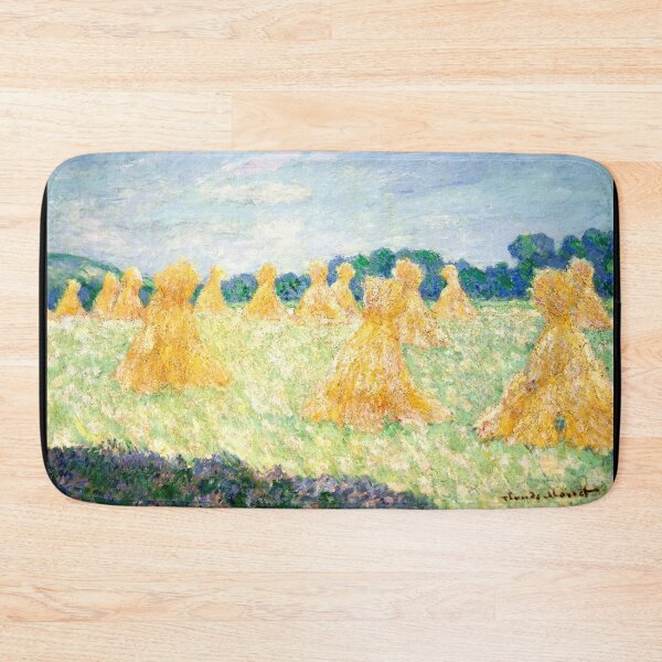 Item preview, The Young Ladies of Giverny Sun Effect by Claude Monet: Sunlit Field Poster designed and sold by artofuniverse.
