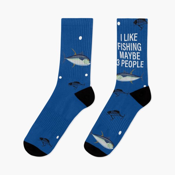 Item preview, Funny Fishing, I Like Fishing, Maybe 3 People designed and sold by CloudyPress.
