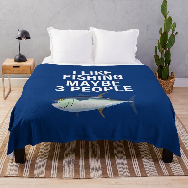 Item preview, Funny Fishing, I Like Fishing, Maybe 3 People designed and sold by CloudyPress.