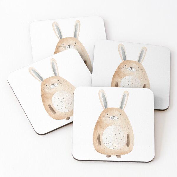 Item preview, Minimalist Bunny Nursery Illustration designed and sold by Rutvain.