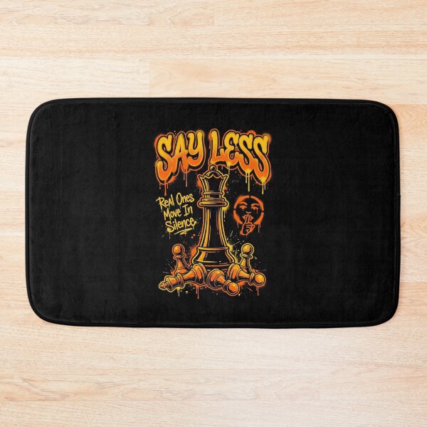 Item preview, Say Less - Real Ones Move In Silence Graffiti Chess Streetwear designed and sold by G350.