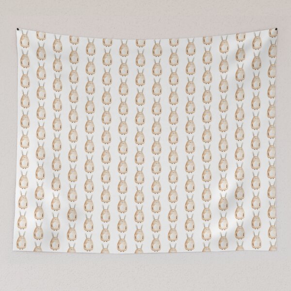Item preview, Minimalist Bunny Nursery Illustration designed and sold by Rutvain.