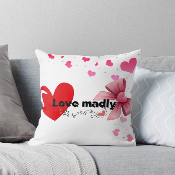 Item preview, Love Madly – Cute Valentine Heart & Bow Design designed and sold by byafrilaence.