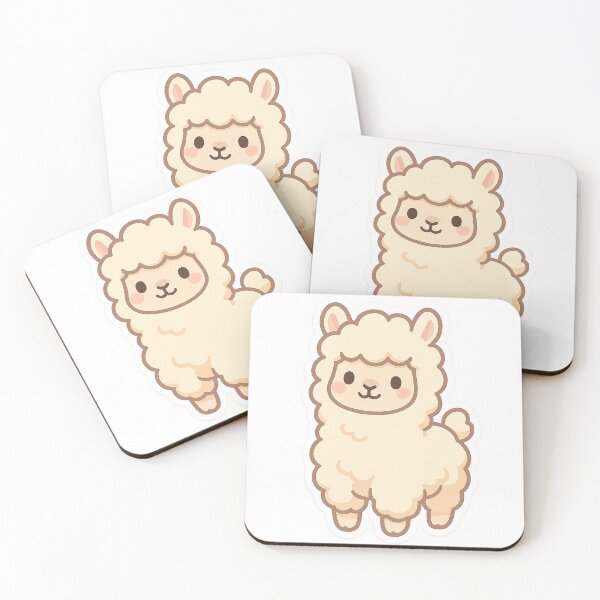 Artikelvorschau, Cozy Wholesome Alpaca Sticker entworfen und verkauft von StickMint.