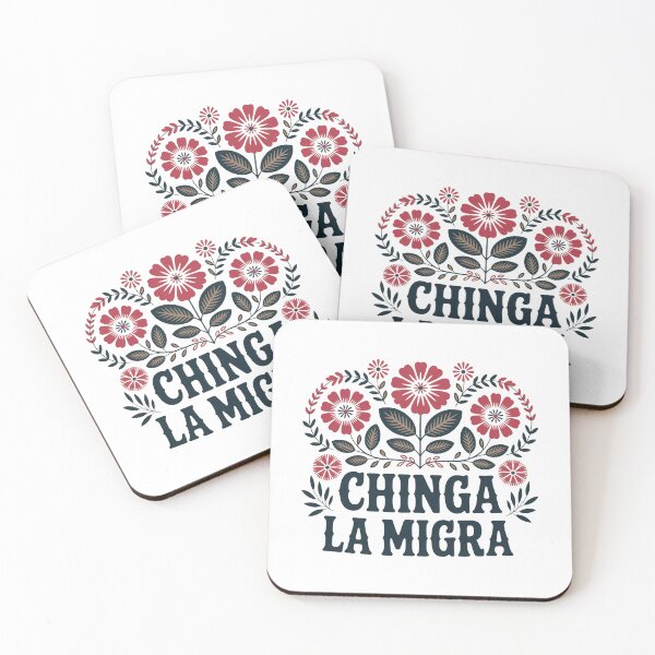 Item preview, Chinga la Migra Flowers designed and sold by ketkacreations.