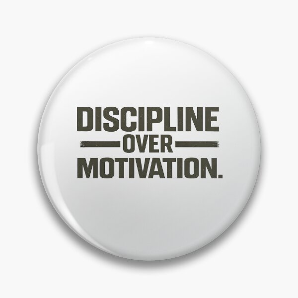 Item preview, DISCIPLINE OVER MOTIVATION designed and sold by Tactical Override.