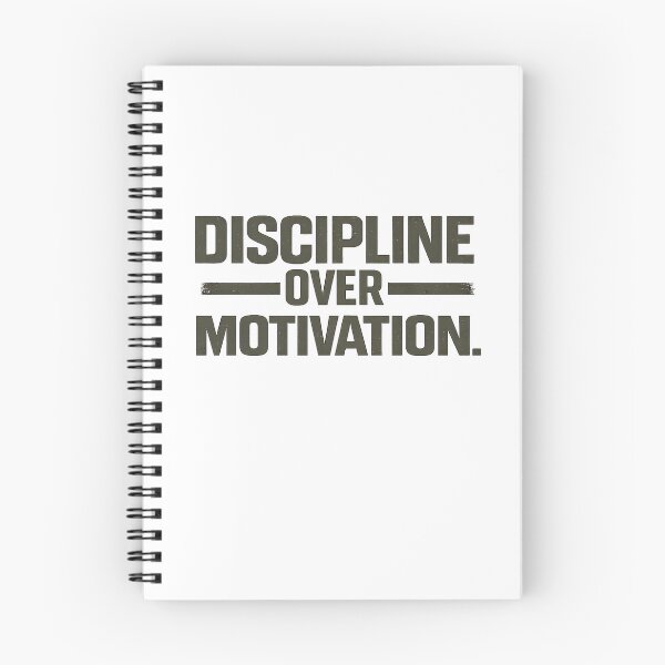 Item preview, DISCIPLINE OVER MOTIVATION designed and sold by Tactical Override.
