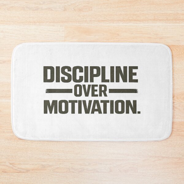 Item preview, DISCIPLINE OVER MOTIVATION designed and sold by Tactical Override.