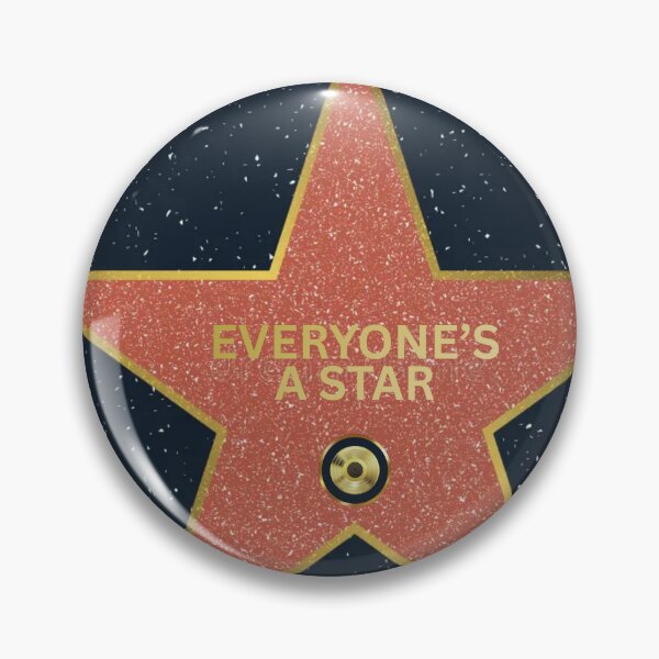 Item preview, Everyone’s a Star – Hollywood Walk of Fame Sticker designed and sold by DiscoDigitals.