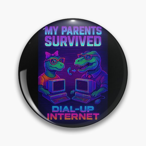 Item preview, My Parents Survived Dial Up Internet designed and sold by JI-PIXEL-PLACE.