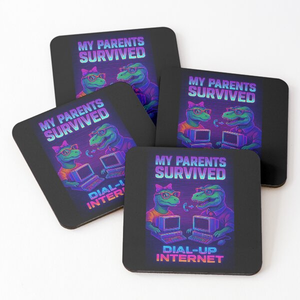 Item preview, My Parents Survived Dial Up Internet designed and sold by JI-PIXEL-PLACE.