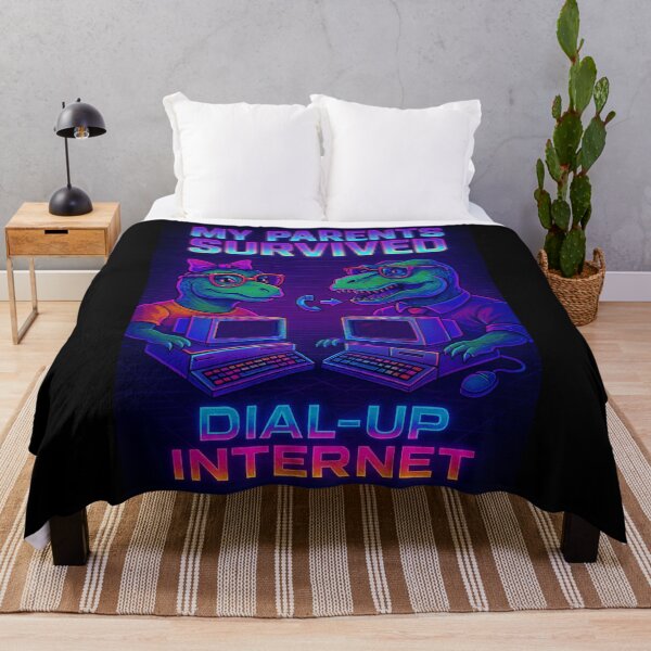 Item preview, My Parents Survived Dial Up Internet designed and sold by JI-PIXEL-PLACE.