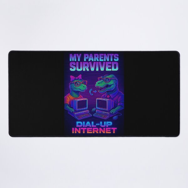 Item preview, My Parents Survived Dial Up Internet designed and sold by JI-PIXEL-PLACE.