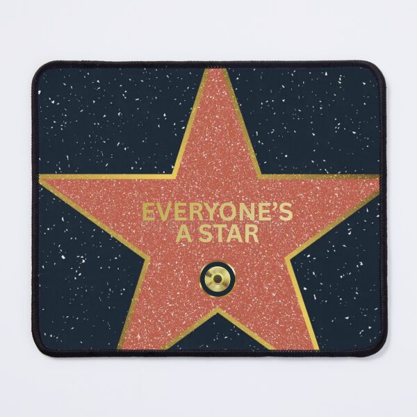 Item preview, Everyone’s a Star – Hollywood Walk of Fame Sticker designed and sold by DiscoDigitals.