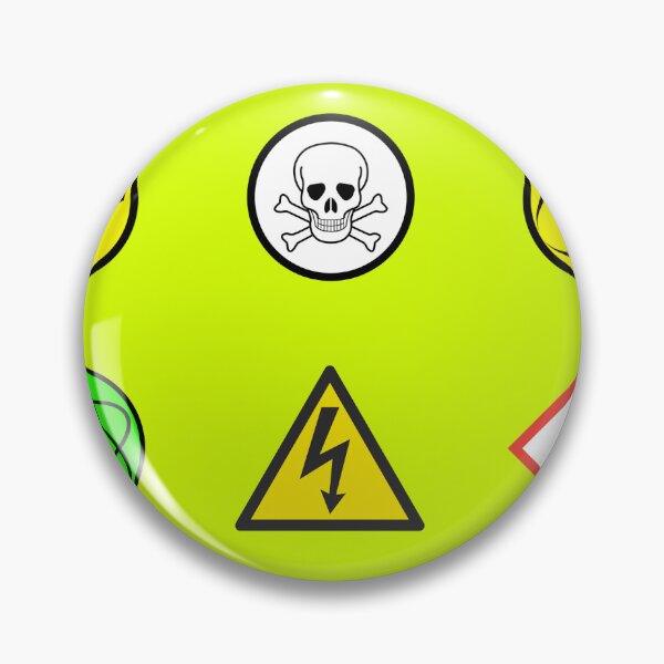 Item preview, Hazard symbols. designed and sold by paraptorkeet.