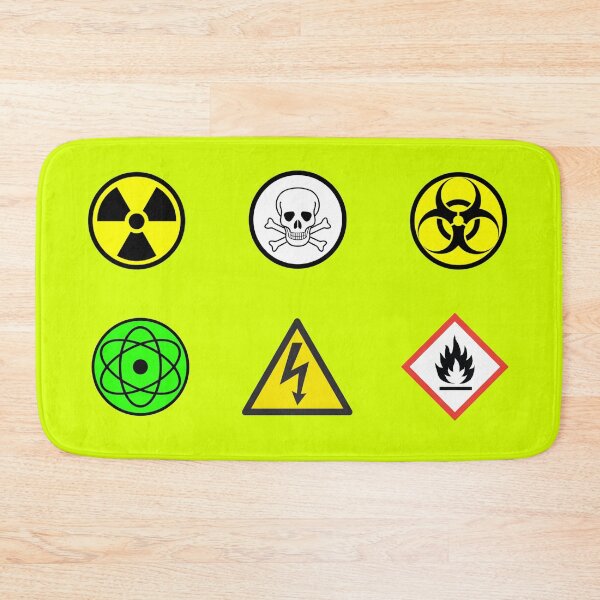 Item preview, Hazard symbols. designed and sold by paraptorkeet.