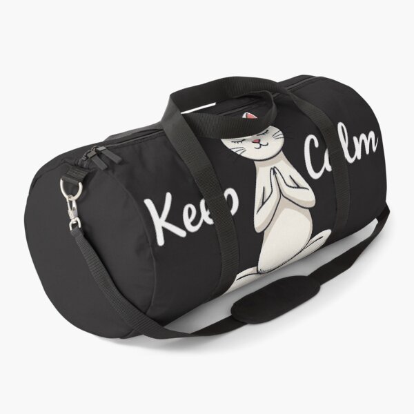 Item preview, Keep Calm Yoga Cat – Cute Mindfulness Cat Illustration designed and sold by Sparkofart07.